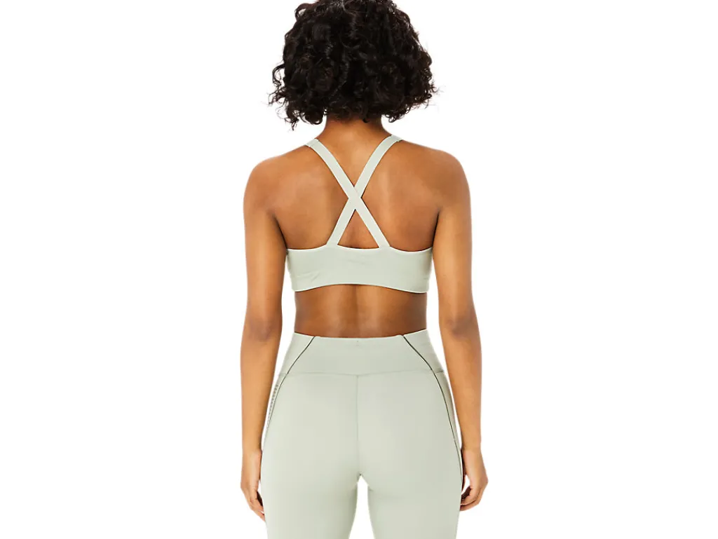 Kleding|Hardlopen>ASICS ACCELERATE BRA Olive Grey