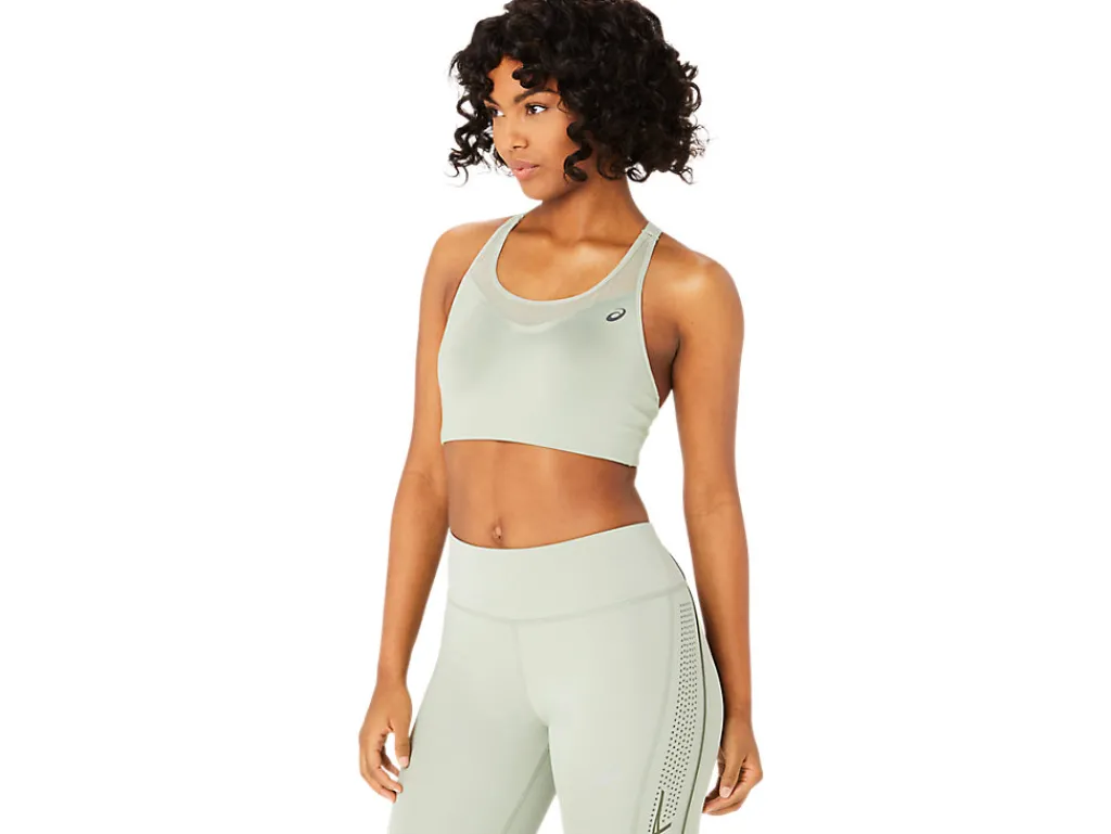 Kleding|Hardlopen>ASICS ACCELERATE BRA Olive Grey