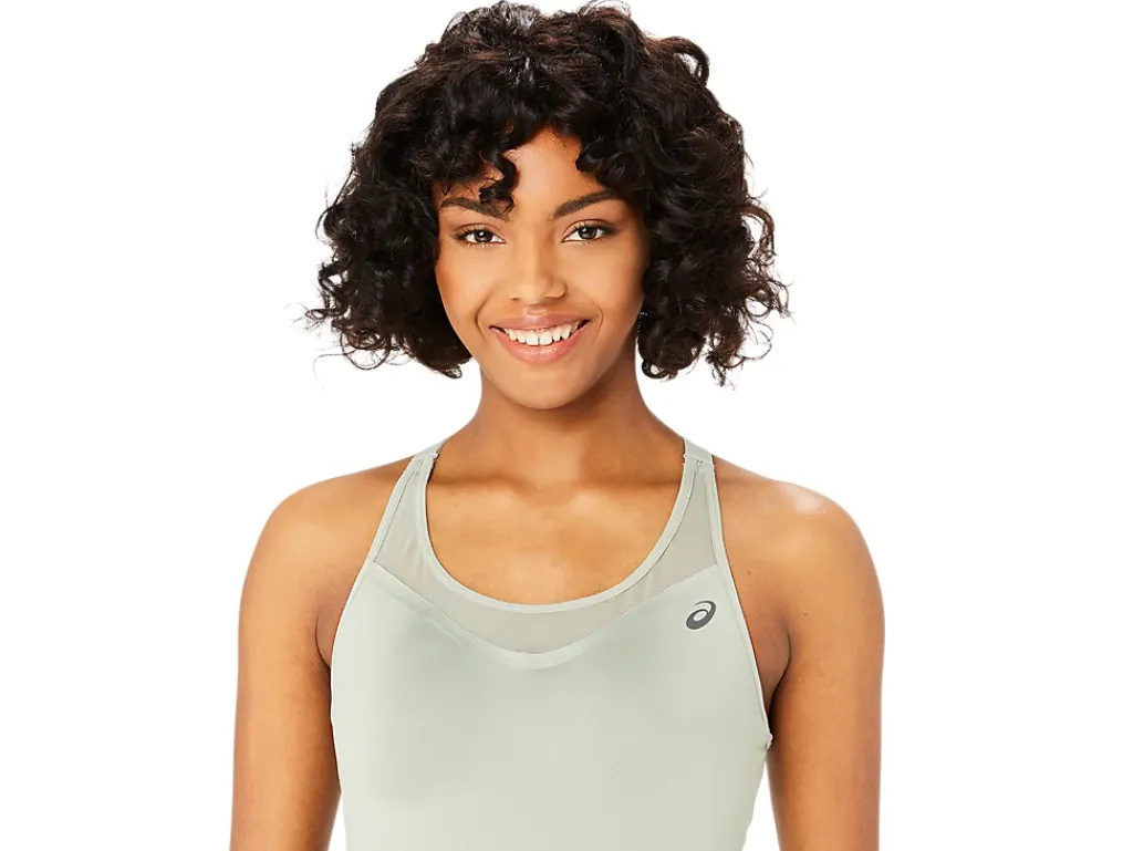 Kleding|Hardlopen>ASICS ACCELERATE BRA Olive Grey