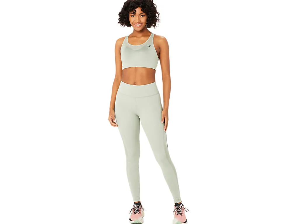 Kleding|Hardlopen>ASICS ACCELERATE BRA Olive Grey