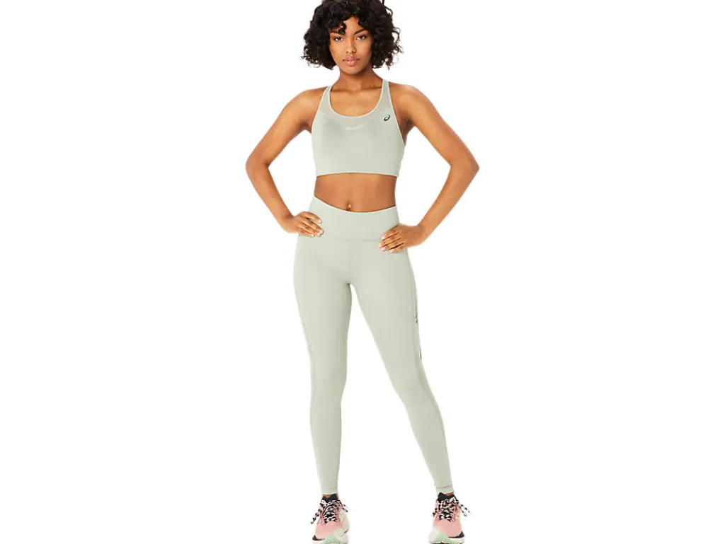 Kleding|Hardlopen>ASICS ACCELERATE BRA Olive Grey