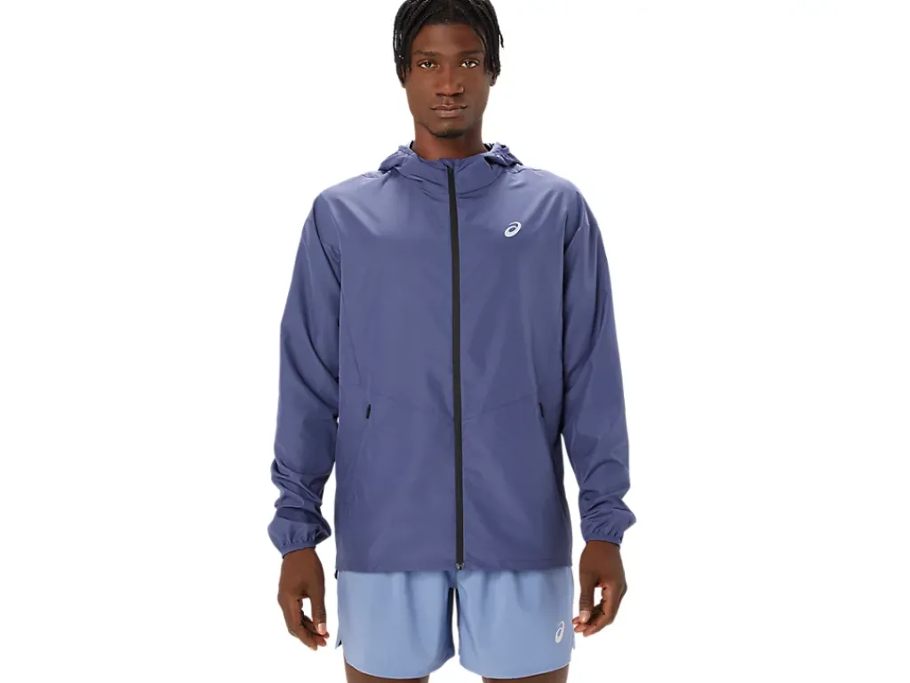 Kleding|Hardlopen>ASICS ACCELERATE LIGHT JACKET Thunder Blue