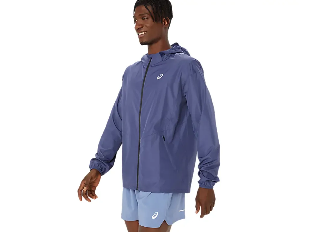 Kleding|Hardlopen>ASICS ACCELERATE LIGHT JACKET Thunder Blue