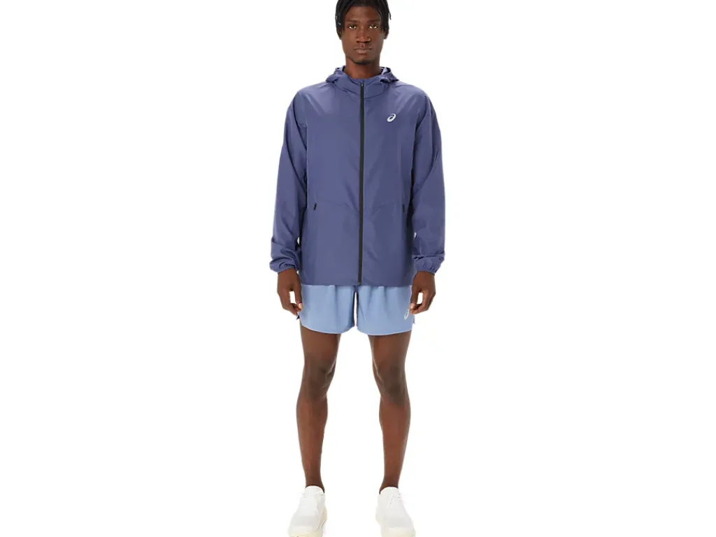 Kleding|Hardlopen>ASICS ACCELERATE LIGHT JACKET Thunder Blue