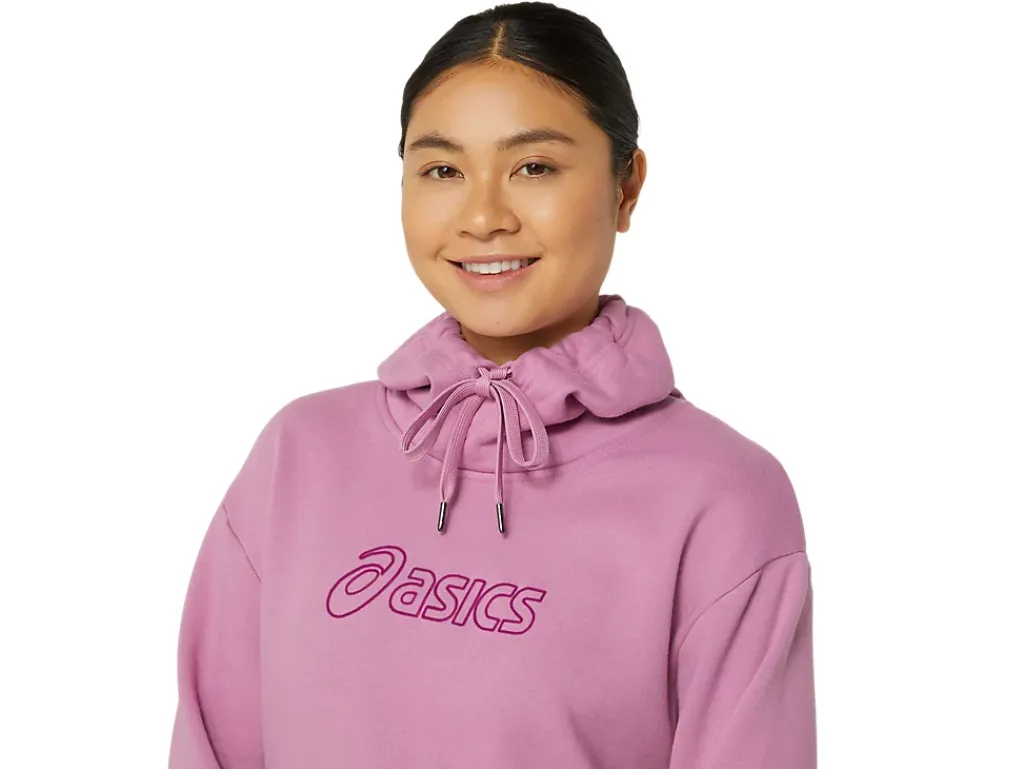 Shirts met lange mouwen|Bovenkleding>ASICS LOGO OTH HOODIE Soft Berry