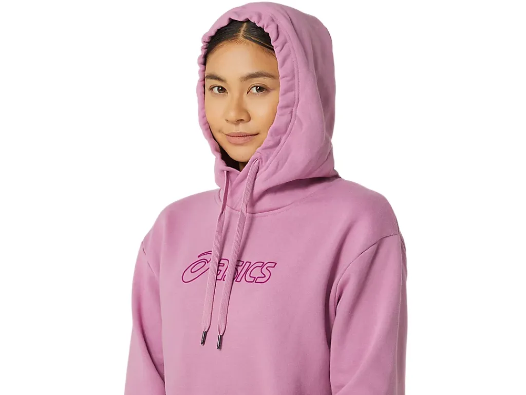 Shirts met lange mouwen|Bovenkleding>ASICS LOGO OTH HOODIE Soft Berry