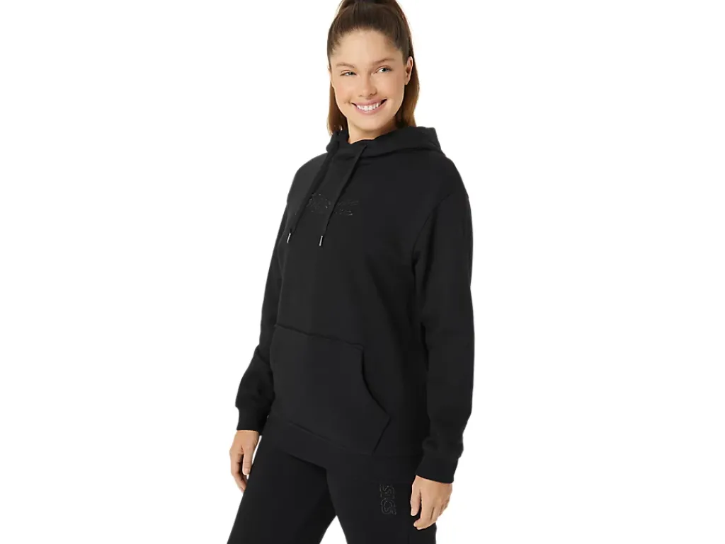 Hoodies en sweatshirts|Shirts met lange mouwen>ASICS LOGO OTH HOODIE Performance Black