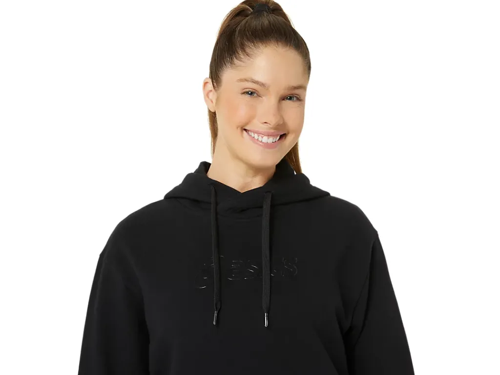 Hoodies en sweatshirts|Shirts met lange mouwen>ASICS LOGO OTH HOODIE Performance Black