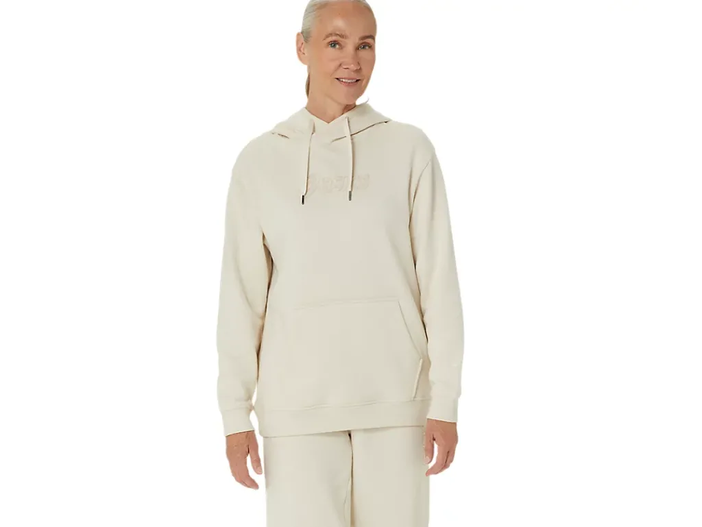 Hoodies en sweatshirts|Shirts met lange mouwen>ASICS LOGO OTH HOODIE Birch