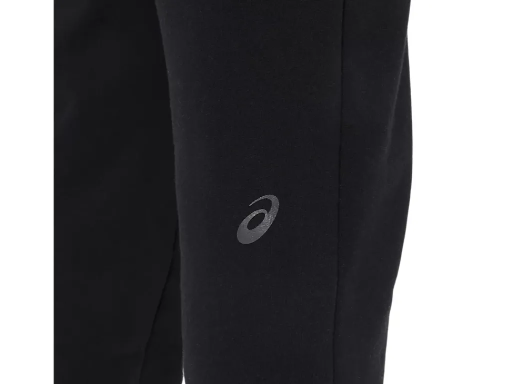Broek|Broeken>ASICS LOGO SWEATPANT Performance Black/Graphite Grey