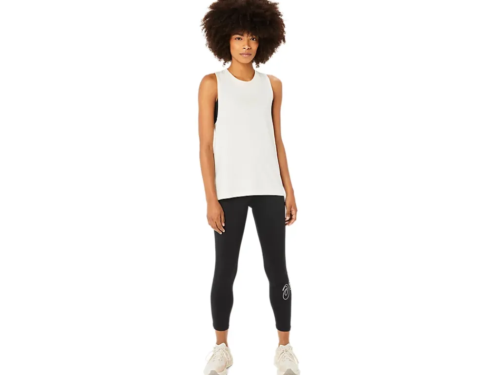 Shirts met korte mouwen|Tanktops>ASICS LOGO TANK Birch