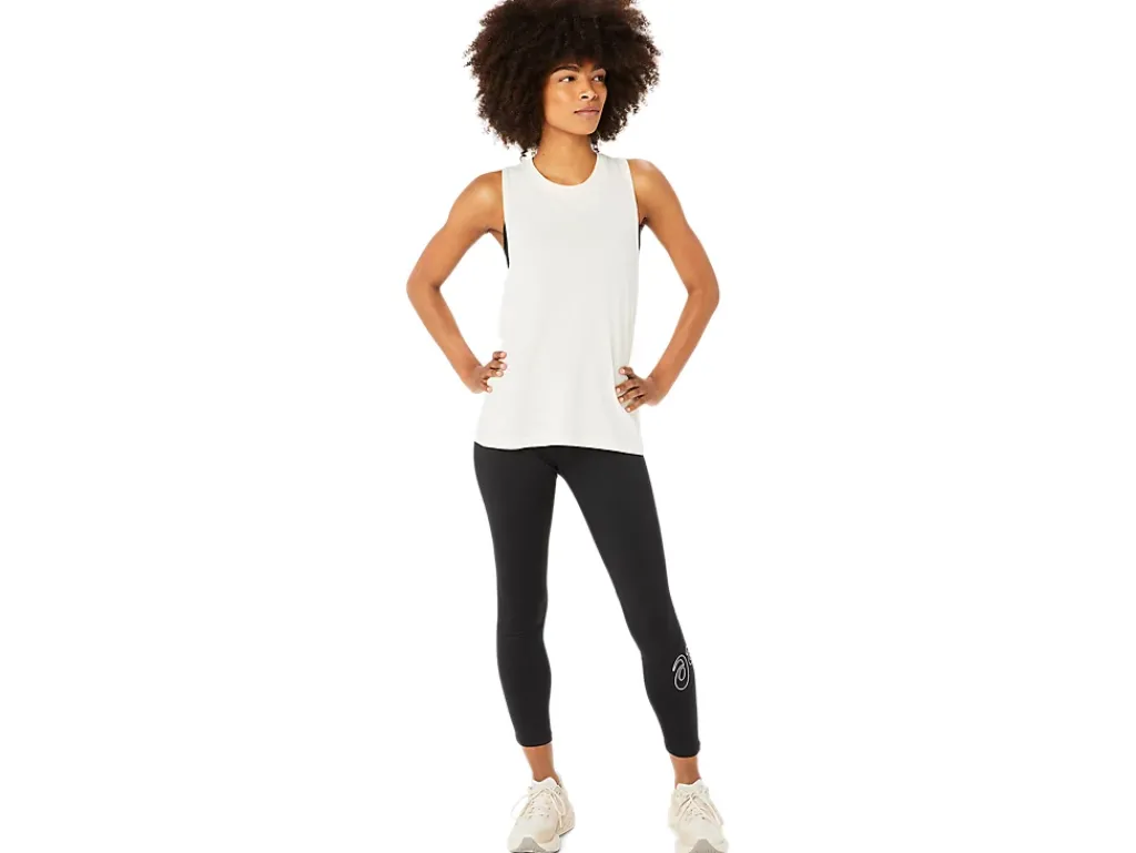 Shirts met korte mouwen|Tanktops>ASICS LOGO TANK Birch
