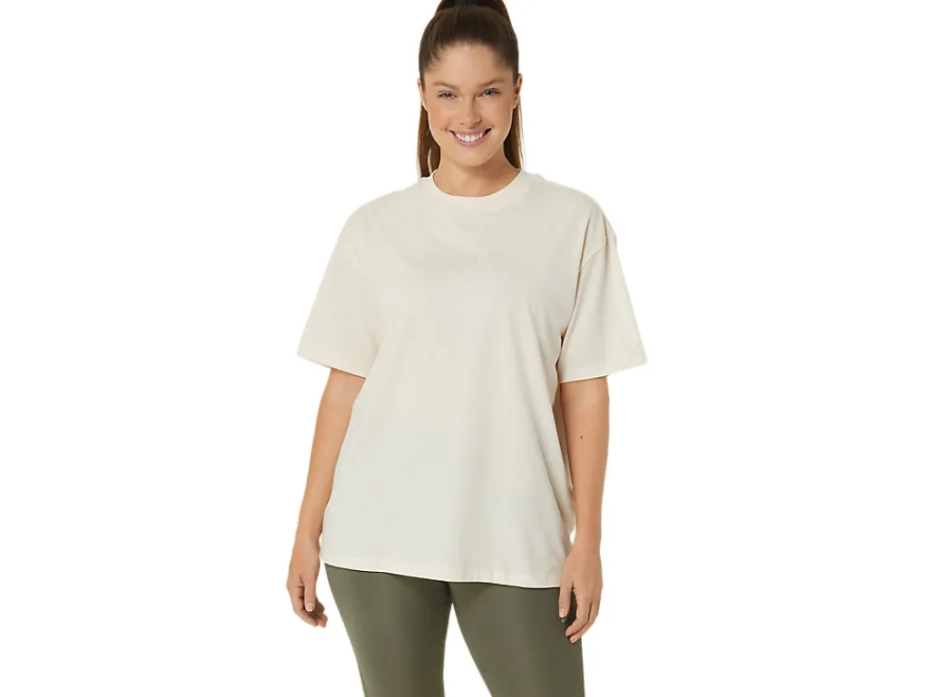 Shirts met korte mouwen|Bovenkleding>ASICS LOGO TEE Birch