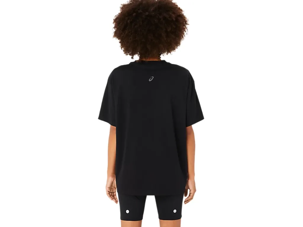Shirts met korte mouwen|Bovenkleding>ASICS LOGO TEE Performance Black