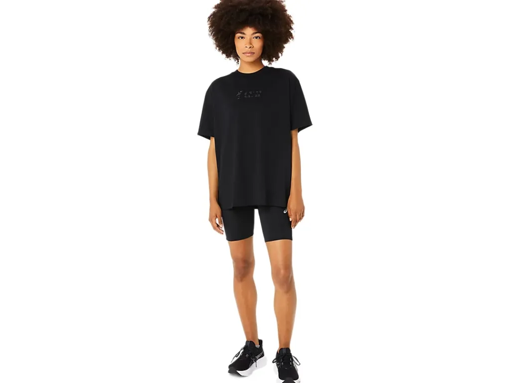Shirts met korte mouwen|Bovenkleding>ASICS LOGO TEE Performance Black