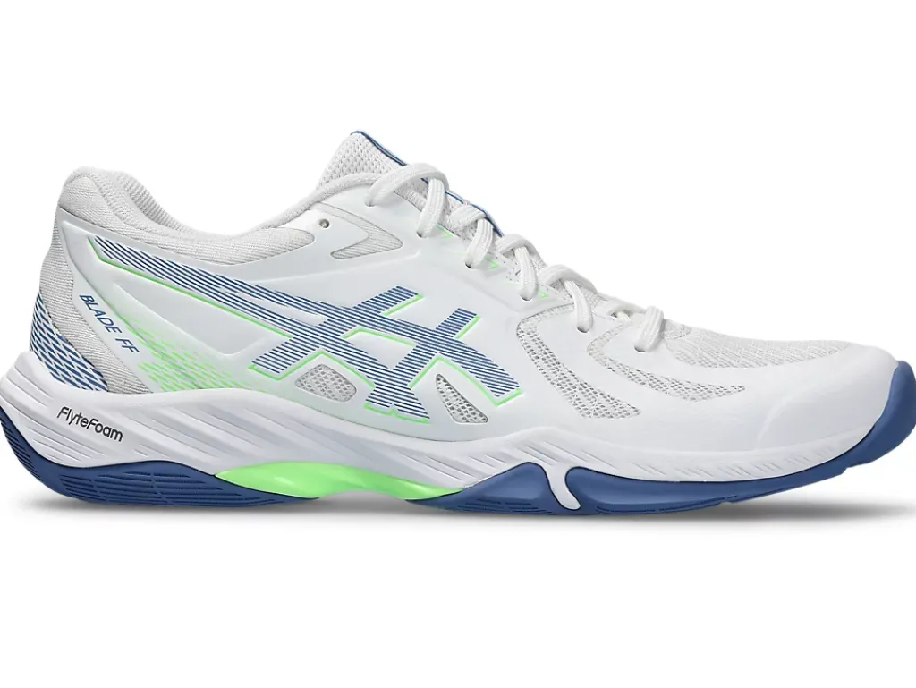 Squash & badminton|Handbal>ASICS BLADE FF White/Denim Blue