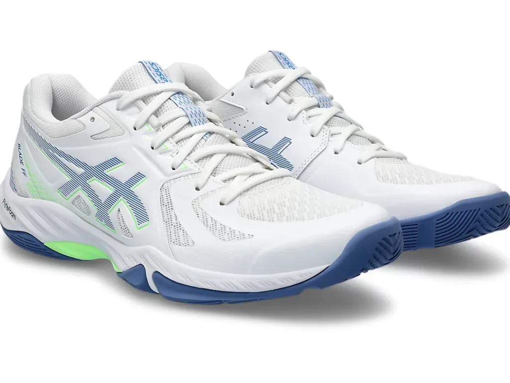Squash & badminton|Handbal>ASICS BLADE FF White/Denim Blue