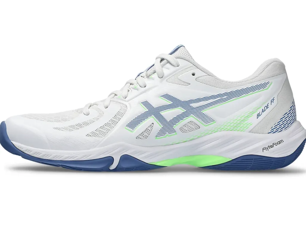 Squash & badminton|Handbal>ASICS BLADE FF White/Denim Blue