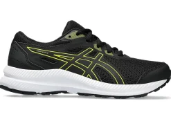 Hardloopschoenen|Hardlopen>ASICS CONTEND 8 GS Black/Bright Yellow