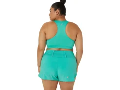 Kleding|Hardlopen>ASICS CORE LOGO BRA Aurora Green/Rich Teal