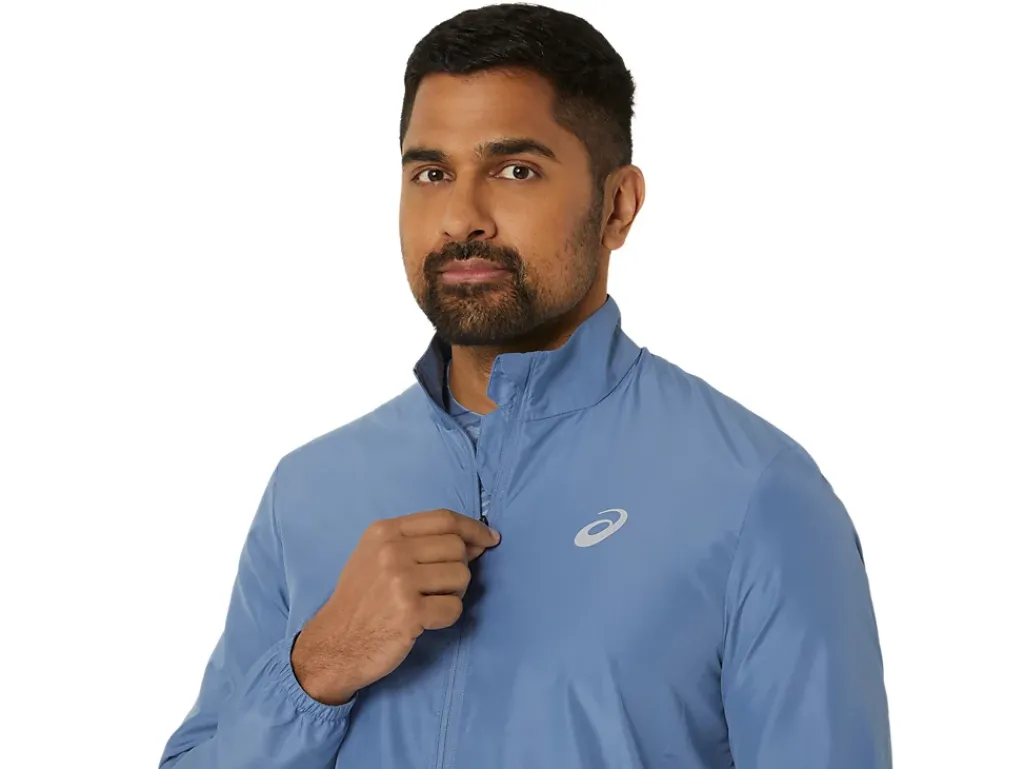 Kleding|Hardlopen>ASICS CORE JACKET Denim Blue