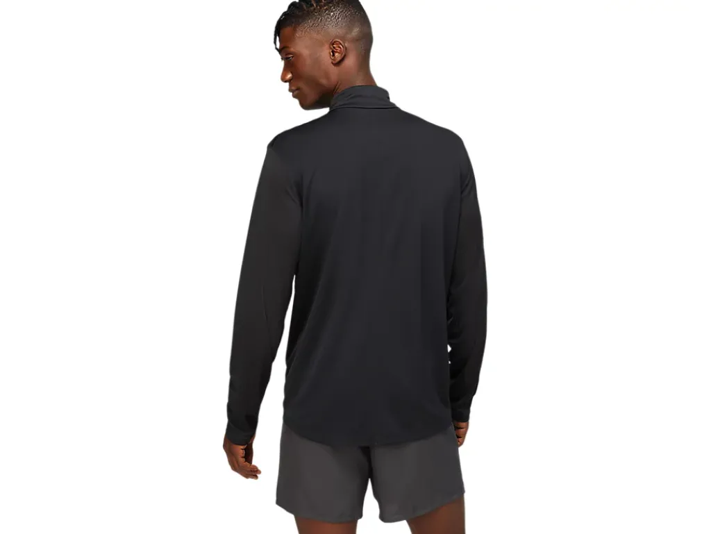 Kleding|Hardlopen>ASICS CORE LS 1/2 ZIP TOP Performance Black