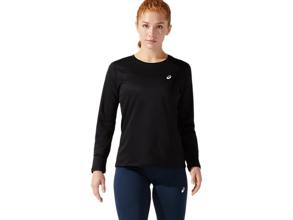 Kleding|Hardlopen>ASICS CORE LS TOP Performance Black