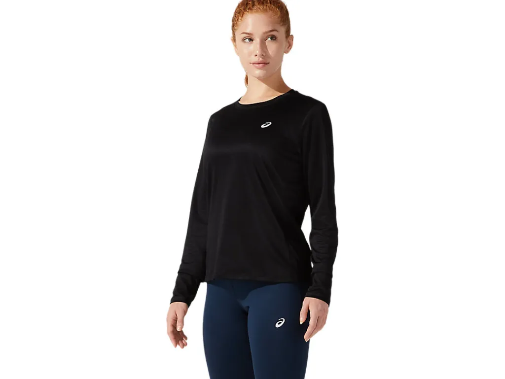 Kleding|Hardlopen>ASICS CORE LS TOP Performance Black