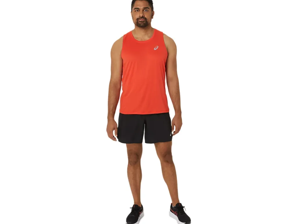 Kleding|Hardlopen>ASICS CORE SINGLET True Red