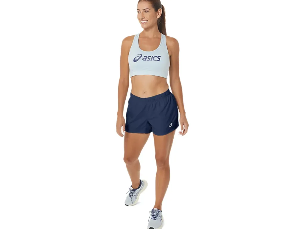 Kleding|Hardlopen>ASICS CORE SPLIT SHORT Blue Expanse