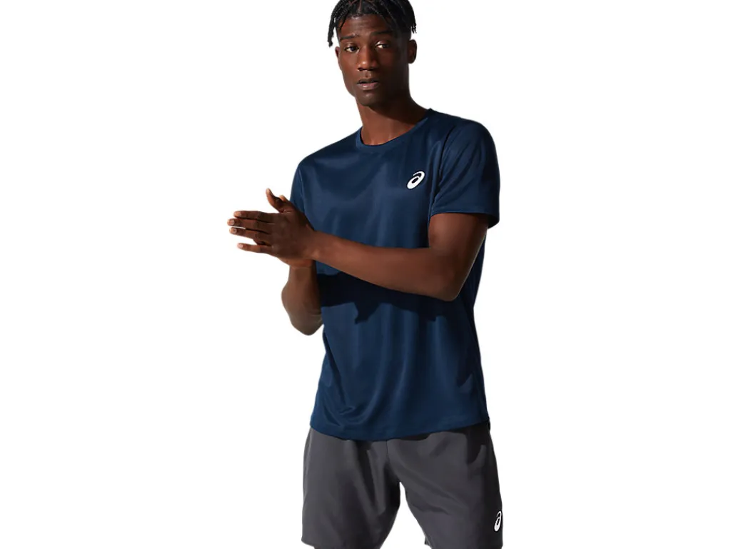 Kleding|Hardlopen>ASICS CORE SS TOP French Blue