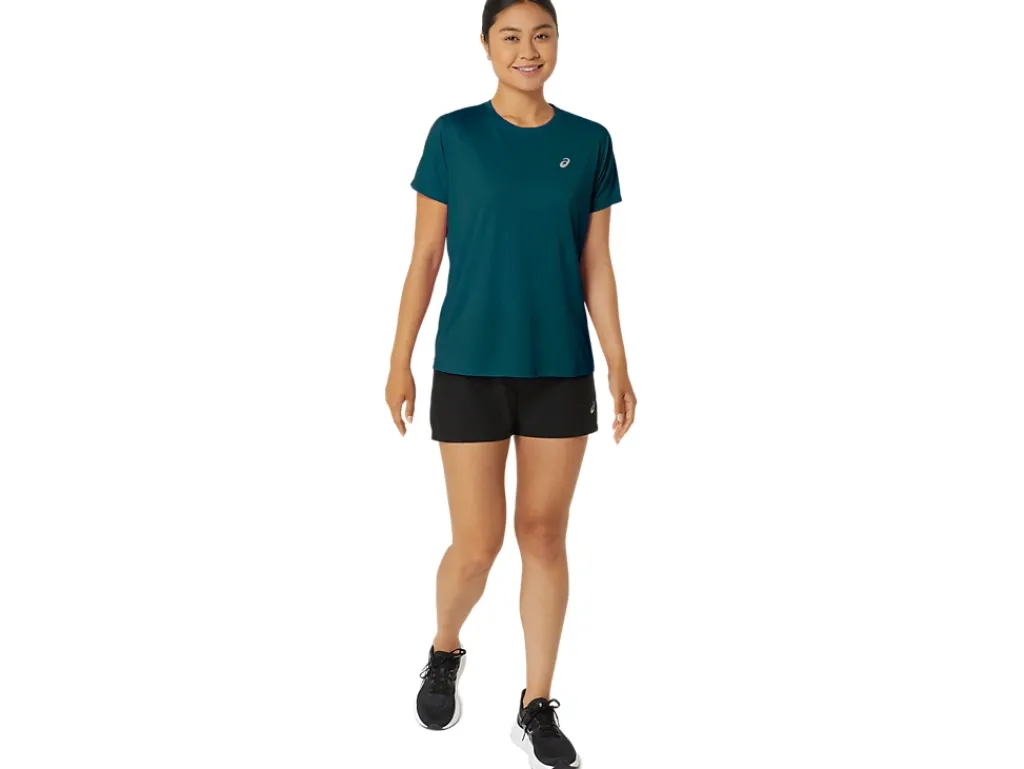 Kleding|Bovenkleding>ASICS CORE SS TOP Rich Teal