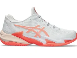 COURT FF™|Tennisschoenen>ASICS COURT FF 3 White/Sun Coral