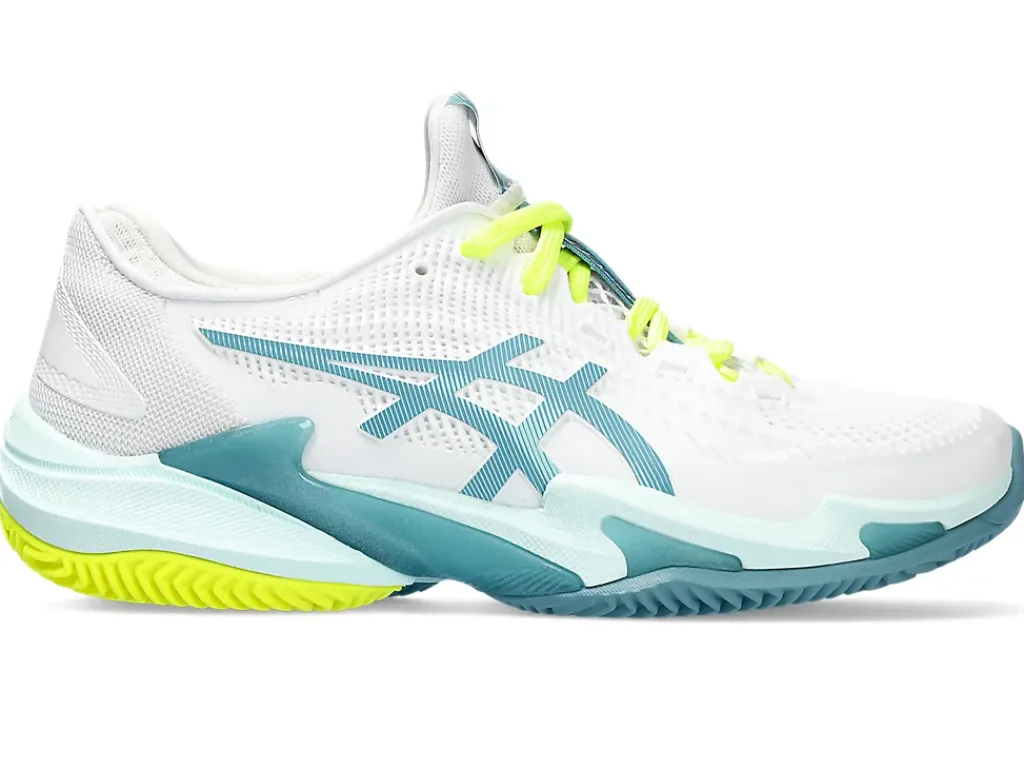 COURT FF™|Tennisschoenen>ASICS COURT FF 3 CLAY White/Soothing Sea