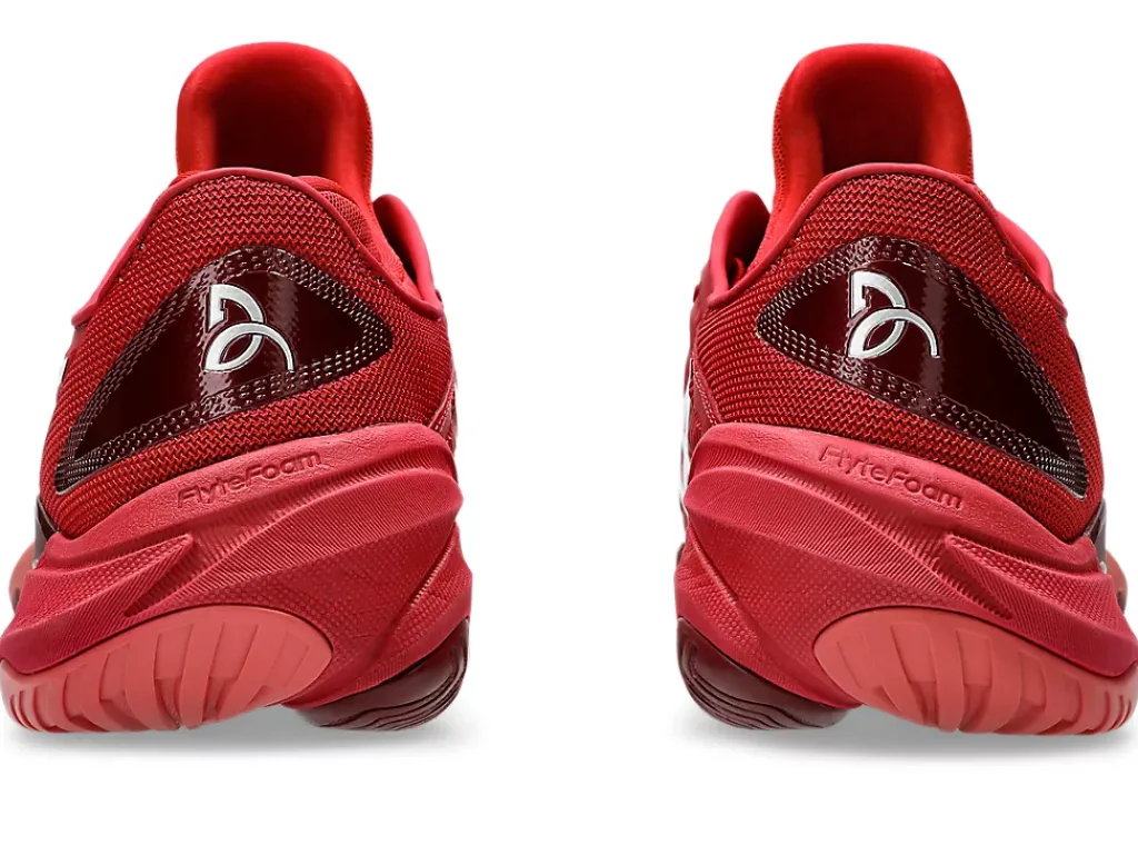 COURT FF™|Tennisschoenen>ASICS COURT FF 3 NOVAK Cranberry/White