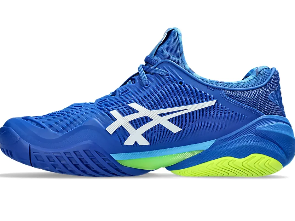 COURT FF™|Tennisschoenen>ASICS COURT FF 3 NOVAK Tuna Blue/White