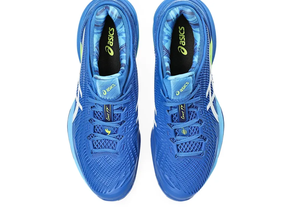 COURT FF™|Tennisschoenen>ASICS COURT FF 3 NOVAK Tuna Blue/White