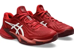 Tennisschoenen|COURT FF™>ASICS COURT FF 3 NOVAK CLAY Cranberry/White