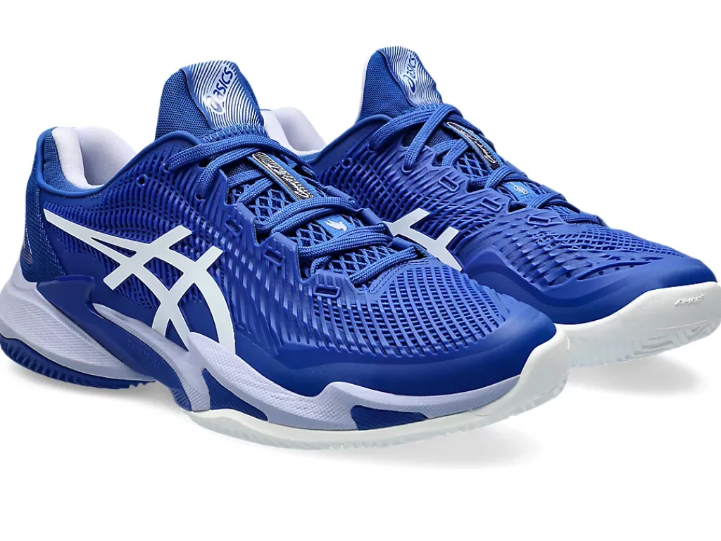 COURT FF™|Tennisschoenen>ASICS COURT FF 3 NOVAK CLAY Asics Blue/Fresh Air