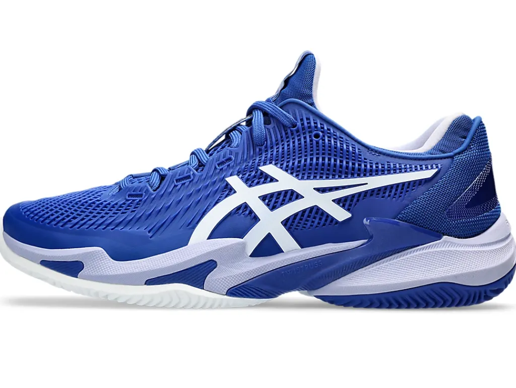 COURT FF™|Tennisschoenen>ASICS COURT FF 3 NOVAK CLAY Asics Blue/Fresh Air