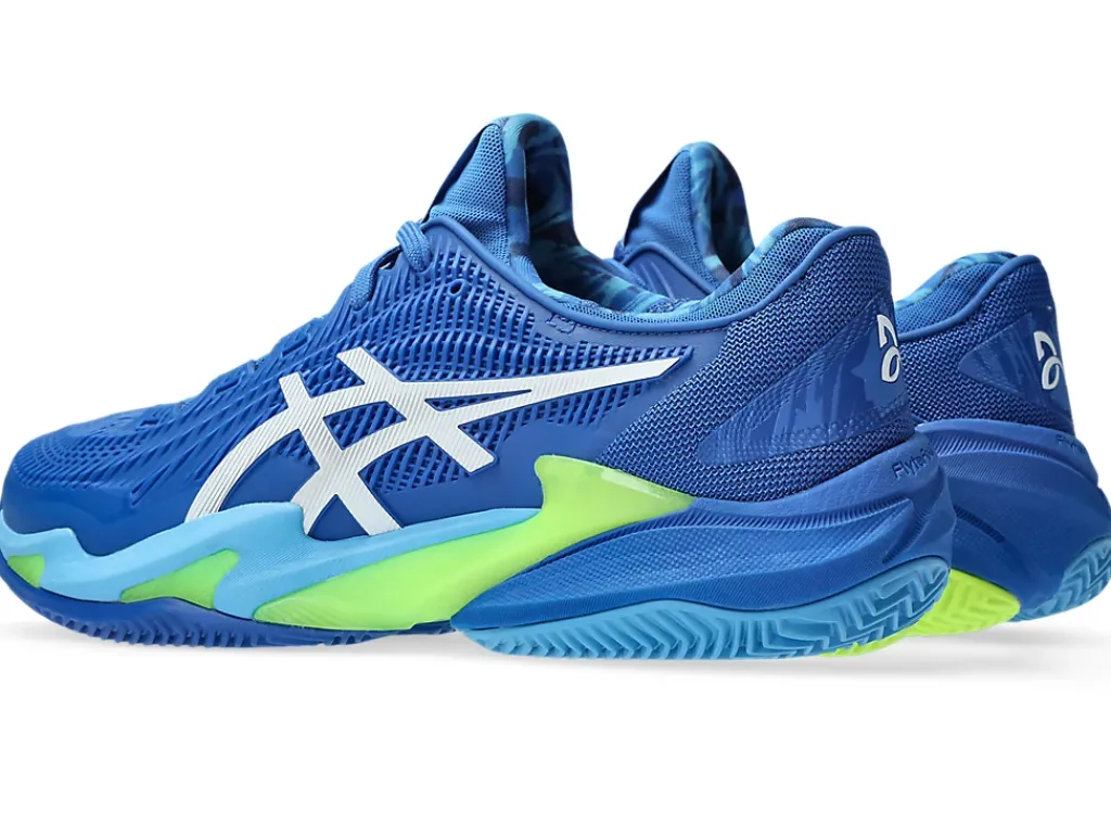 COURT FF™|Tennisschoenen>ASICS COURT FF 3 NOVAK CLAY Tuna Blue/White