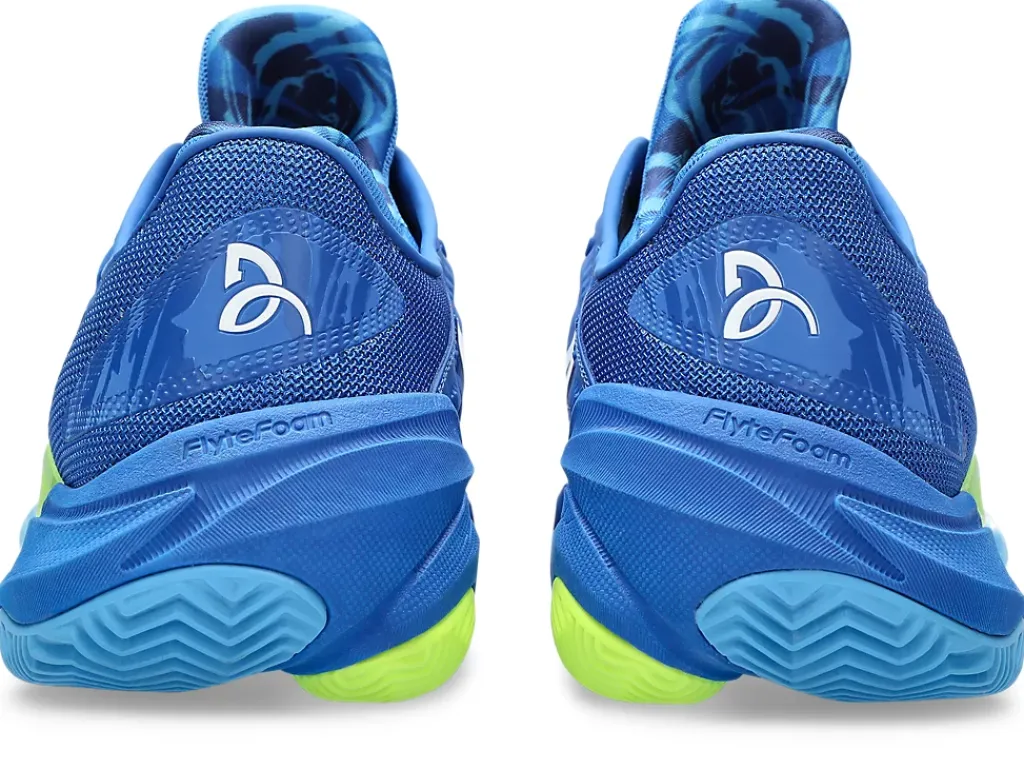 COURT FF™|Tennisschoenen>ASICS COURT FF 3 NOVAK CLAY Tuna Blue/White