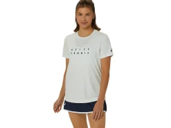 Kleding|Shirts met korte mouwen>ASICS COURT GRAPHIC TEE Pale Mint