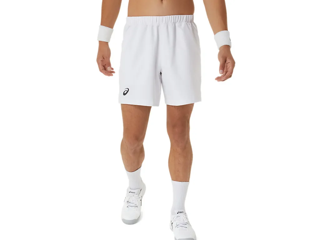 Kleding|Tennis>ASICS COURT 7IN SHORT Brilliant White