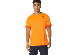 Kleding|Shirts met korte mouwen>ASICS COURT SS TOP Shocking Orange/Koi