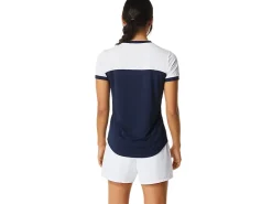 Kleding|Tennis>ASICS COURT SS TOP Midnight/Brilliant White