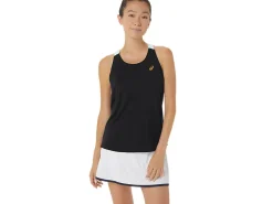 Kleding|Shirts met korte mouwen>ASICS COURT TANK Performance Black/Mint Tint