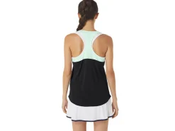 Kleding|Shirts met korte mouwen>ASICS COURT TANK Performance Black/Mint Tint