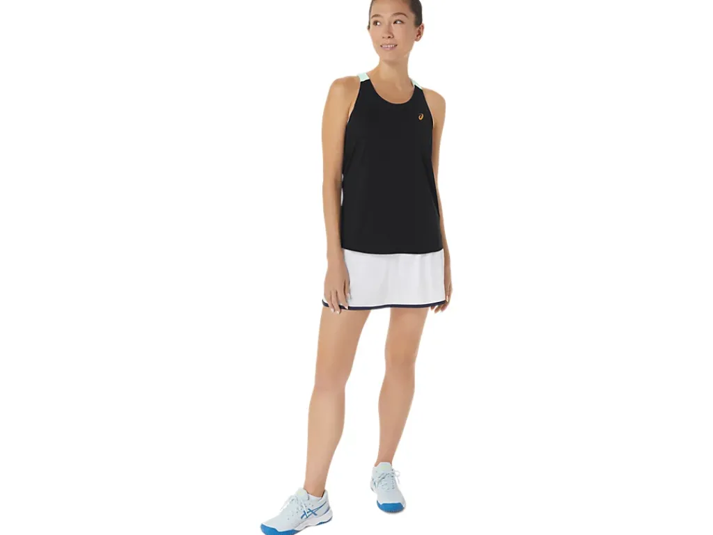 Kleding|Shirts met korte mouwen>ASICS COURT TANK Performance Black/Mint Tint