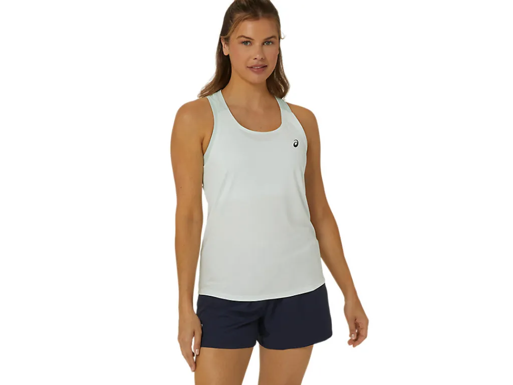 Kleding|Shirts met korte mouwen>ASICS COURT TANK Pale Mint/Pale Blue